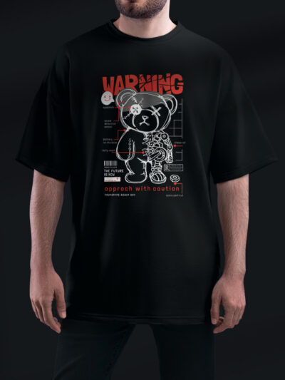Warning Oversized T-Shirt