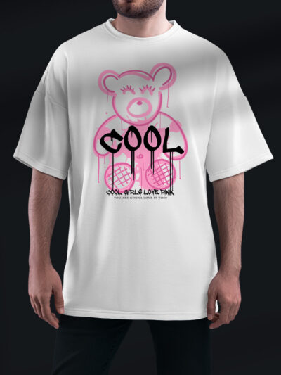 Cool Girls Love Pink Oversized T-Shirt