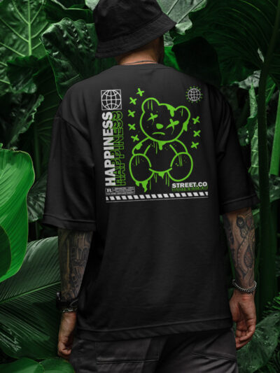 Feel Hapiness Oversized T-Shirt