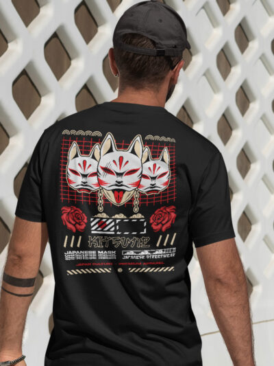 anime Japanese Mask T-Shirt