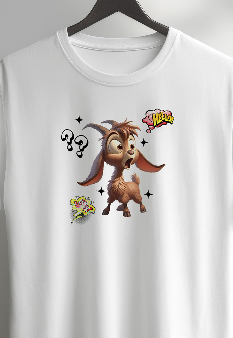 2019 FUNNYaspro Teeway Hello T-Shirt - Image 2